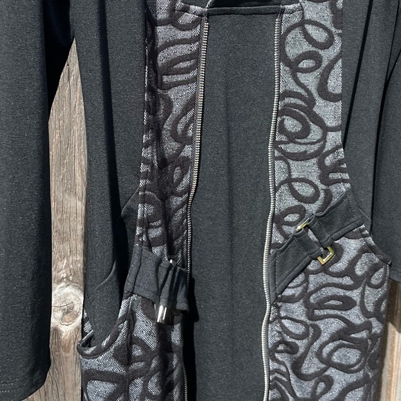 Dzhavael couture black sweater dress size XL - Picture 4 of 17